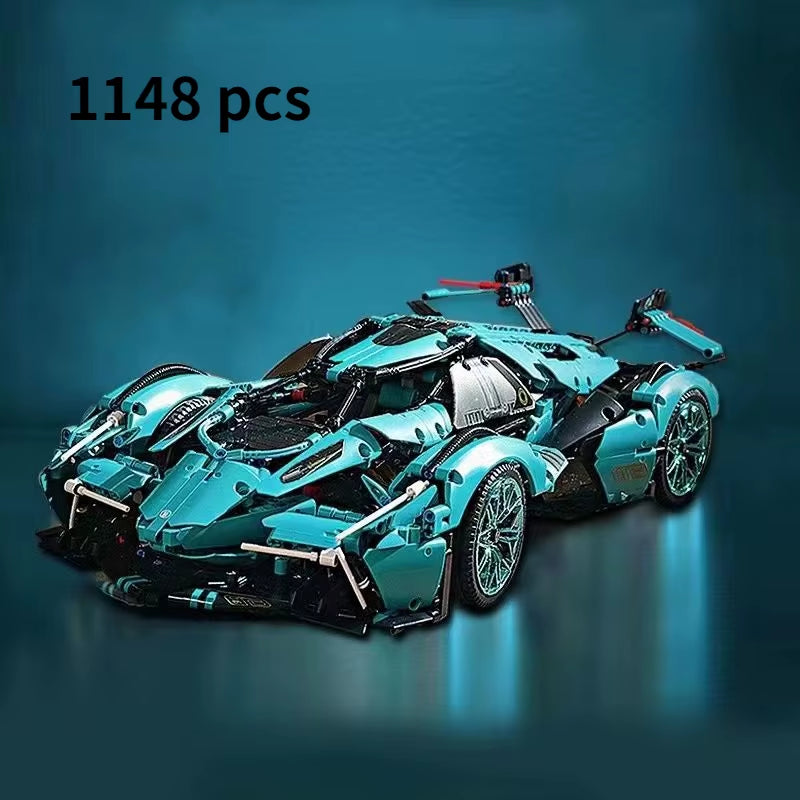 2023 Building Blocks Concept Edition Sports Car Super Racing Building Blocks Brick Model Overspeed Car Toy Children'S Gift